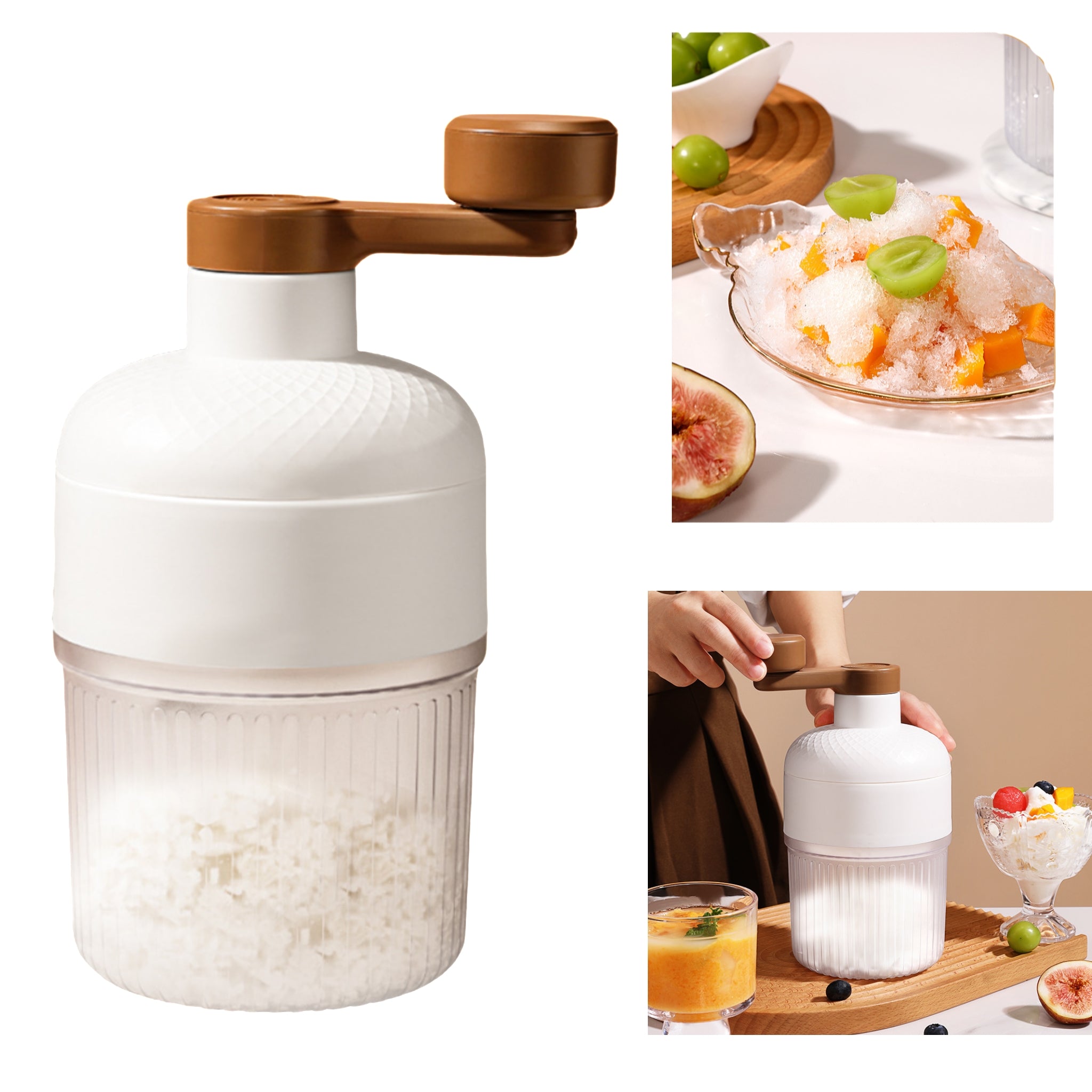 Portable Manual Ice Shaver Machine For Summer Parties