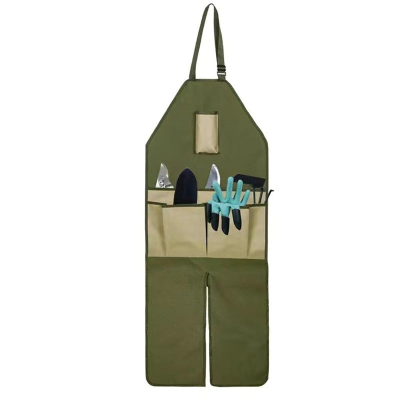 Multi-Pocket Outdoor Gaiters Pick Anti-Stain Apron