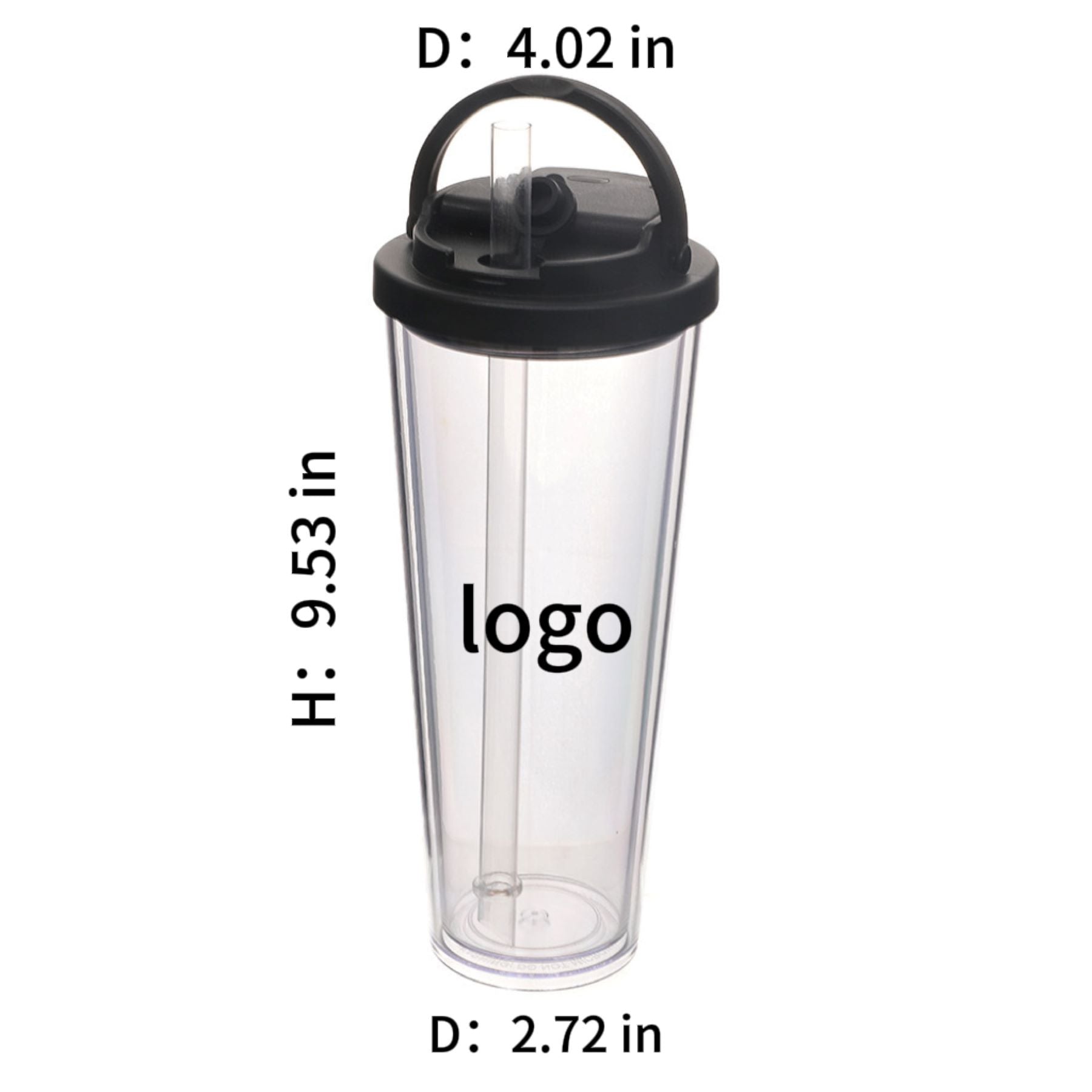 26 oz Double Plastic Sippy Cup