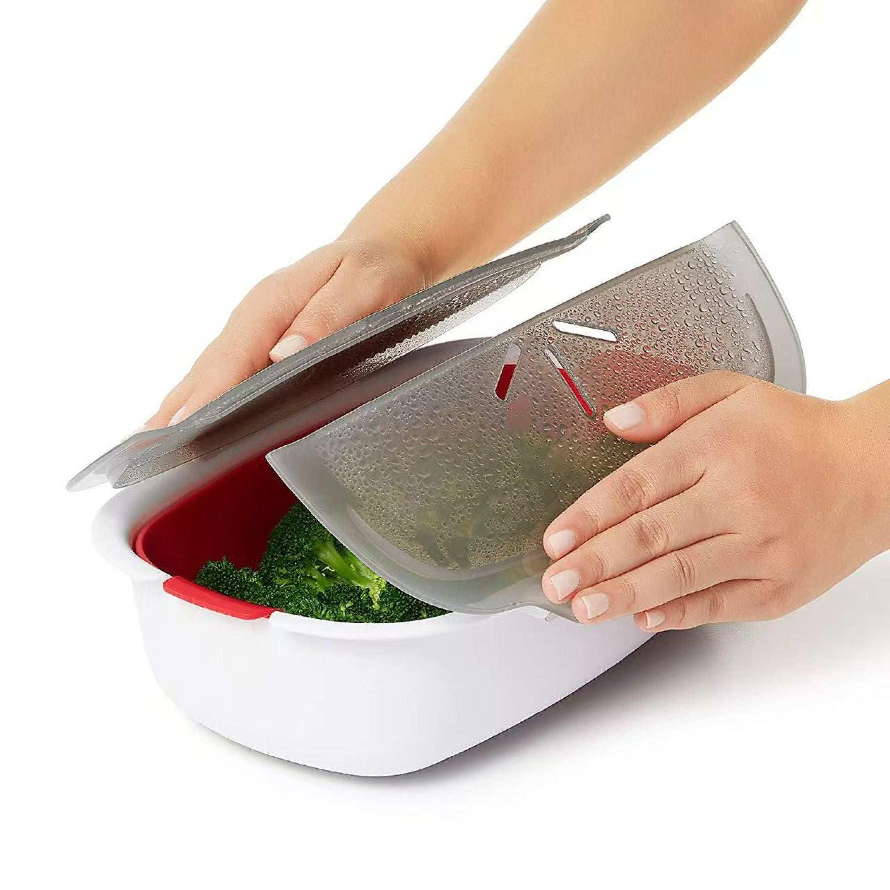 Microwave Oven Steaming Dish