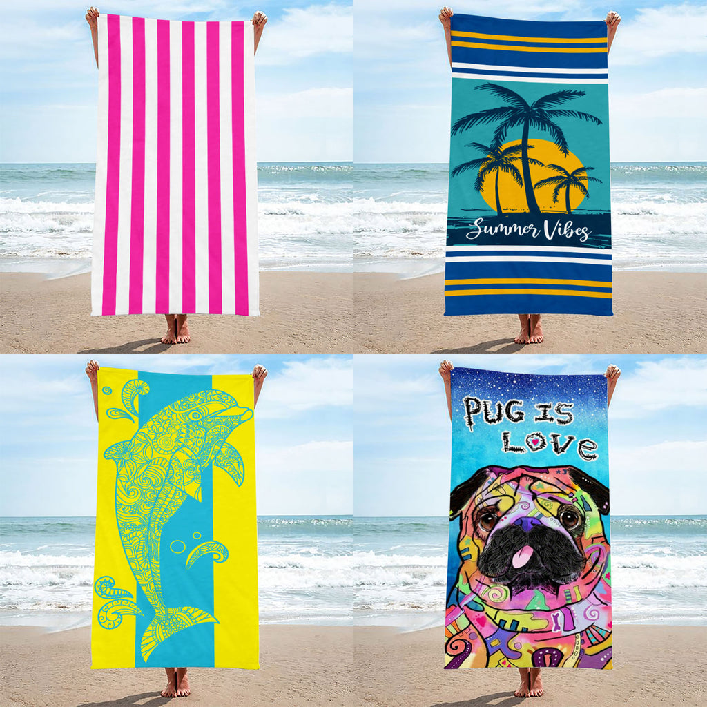 Custom Sand Free Quick-Dry Beach Towel