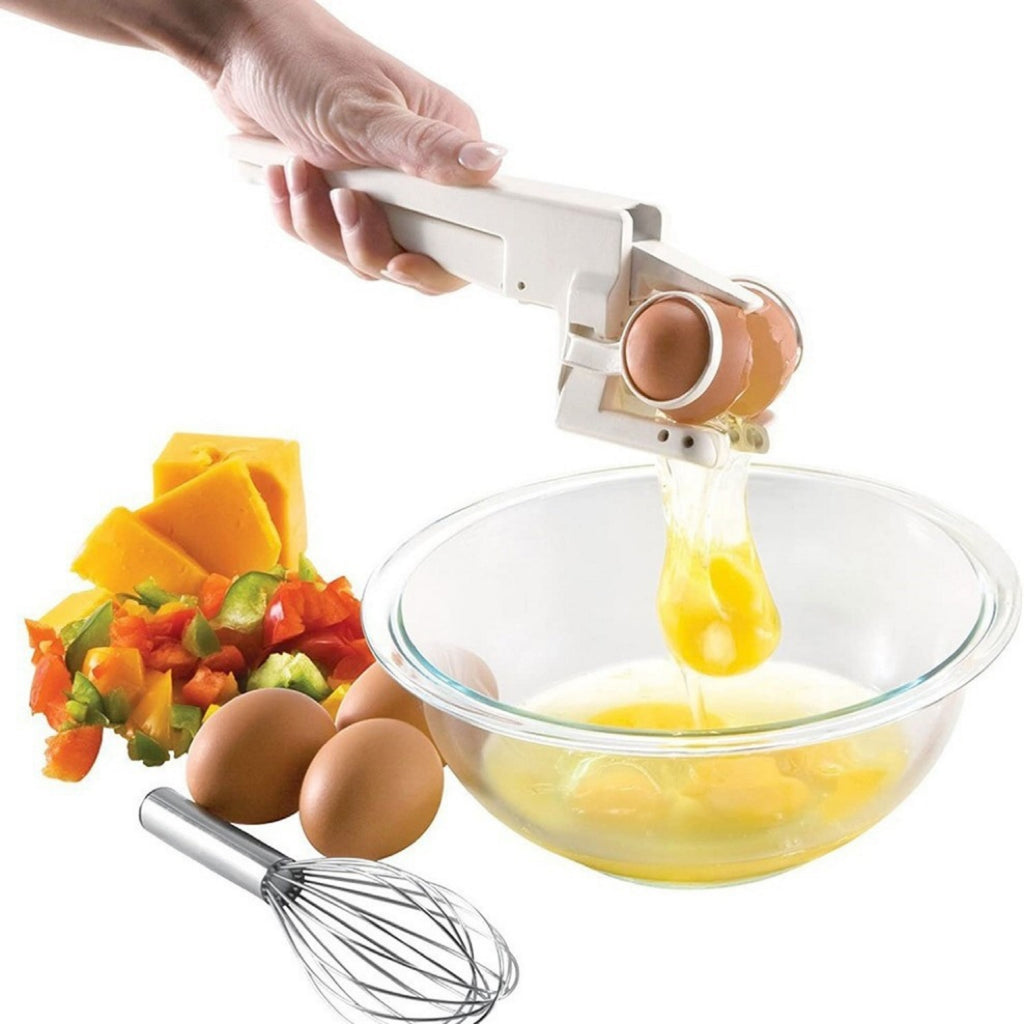 Handheld Egg Cracker and Separator