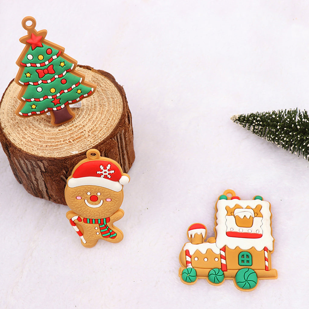 12Pcs Gingerbread Man Ornaments