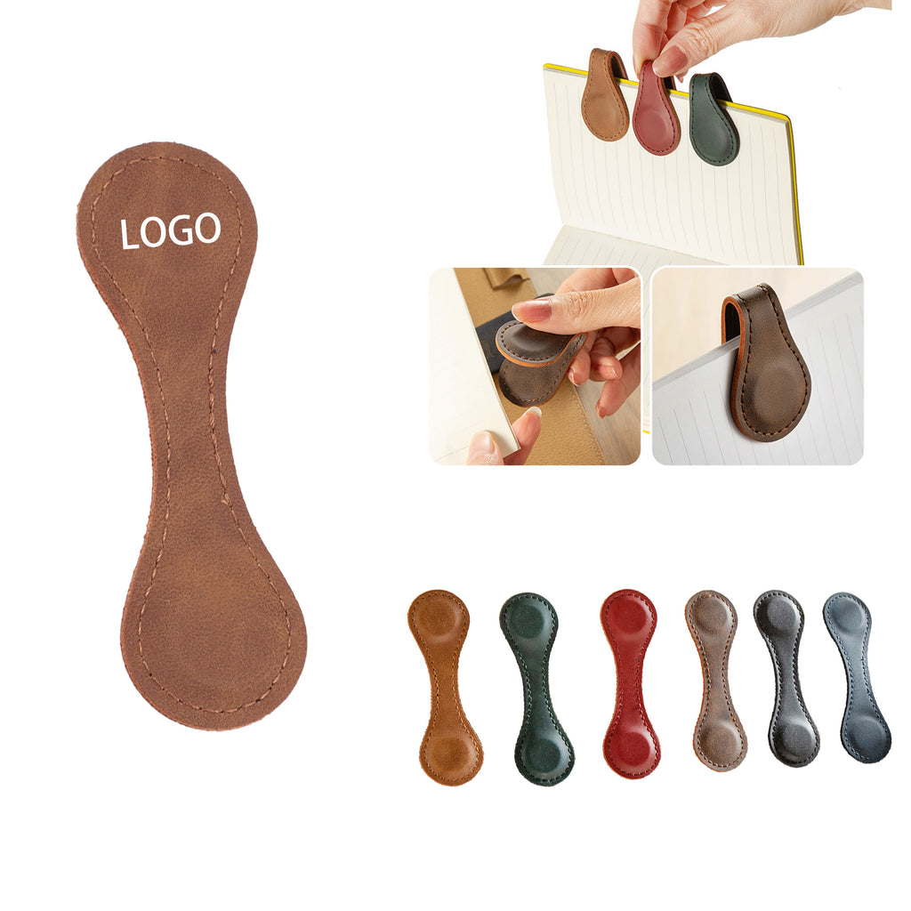 Leather Magnetic Bookmark