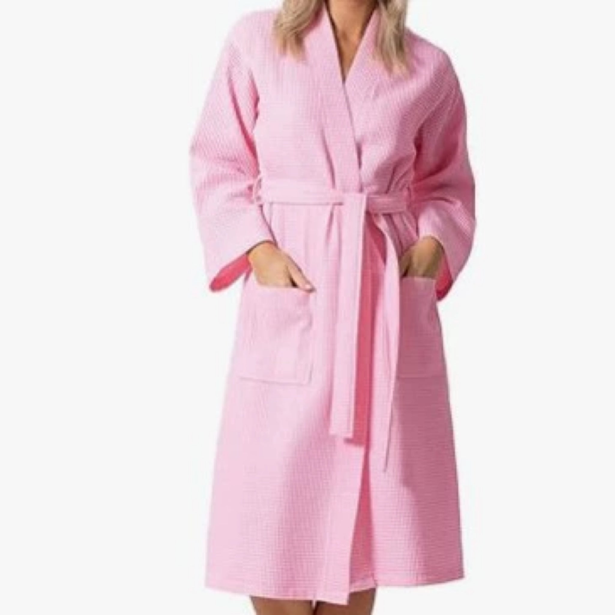 Waffle Knit Bathrobe