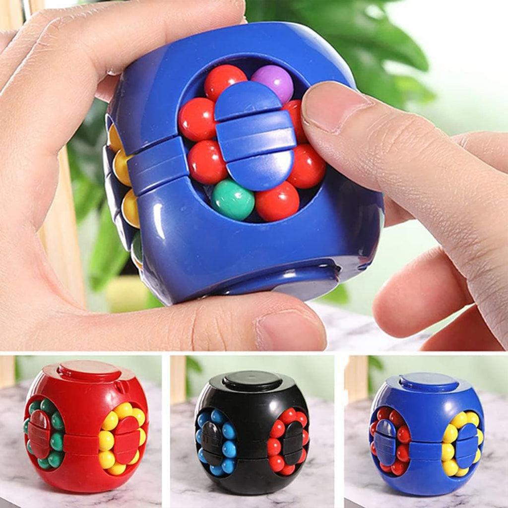 Rotating Magic Bean Cube Spinner Fidget Toy