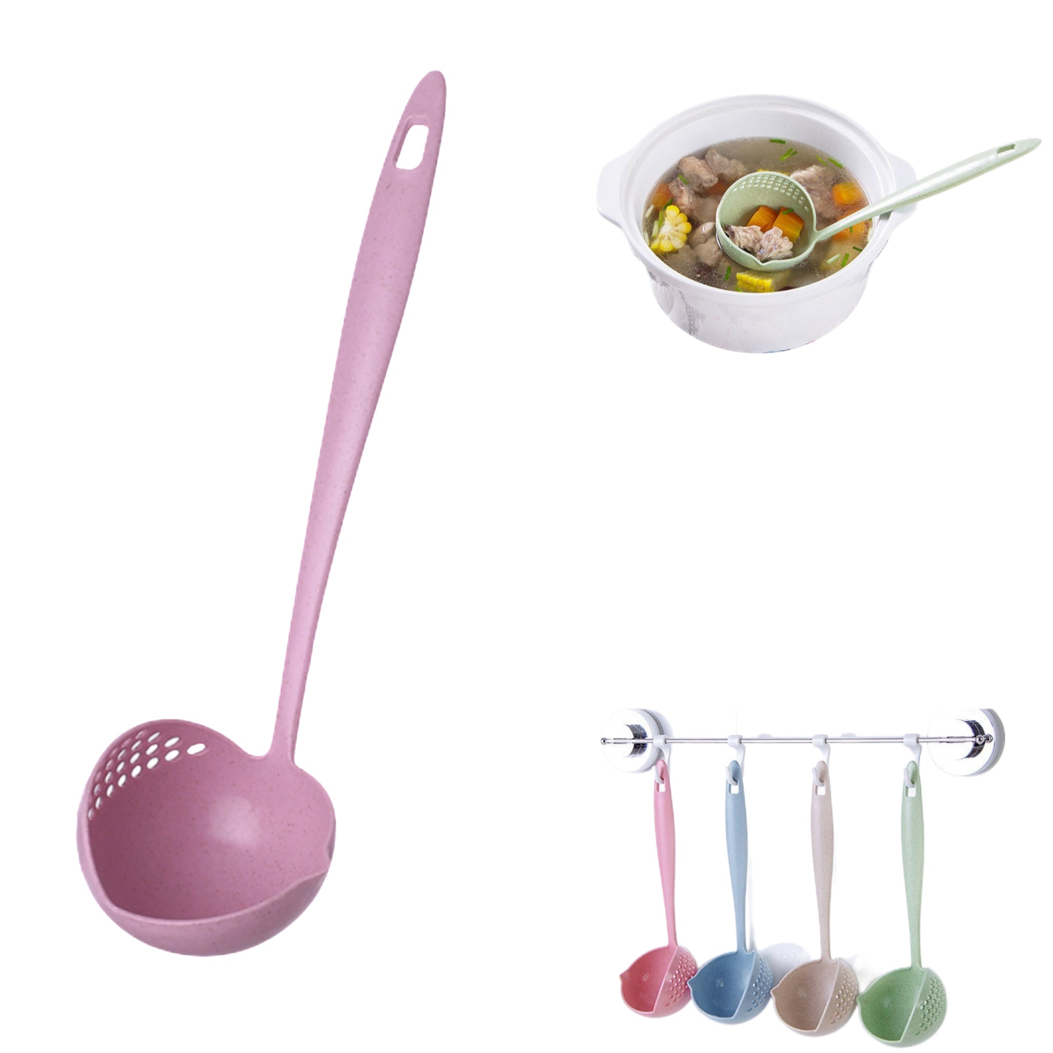 Kitchen Solid Liquid Separation Strainer Ladle