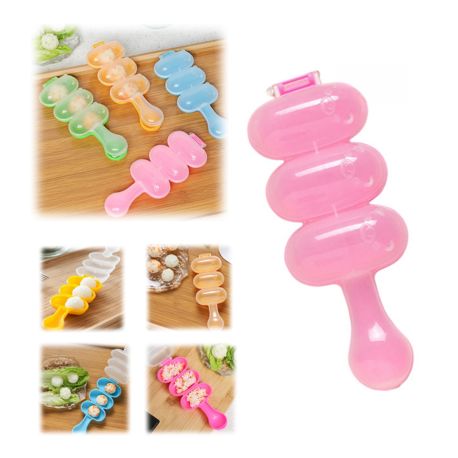 Shake - And - Make Rice Ball Mold