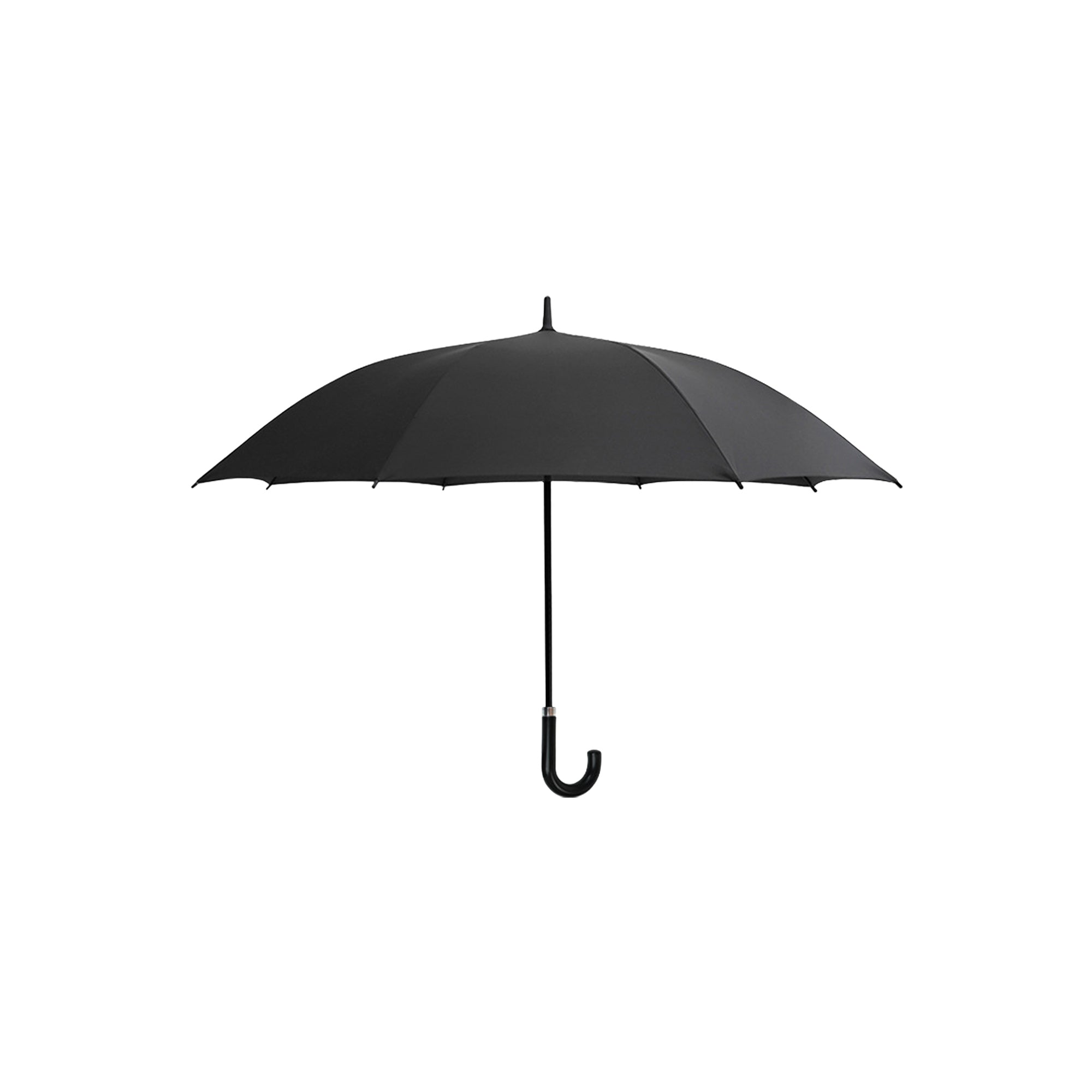 23-Inch 8-Rib Curved-Handle Umbrella