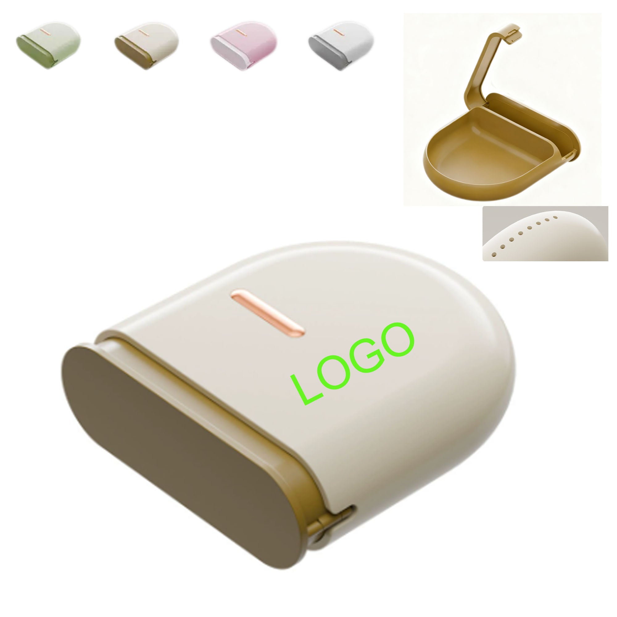 Portable ABS Invisible Aligner Case Pull-out Storage Box
