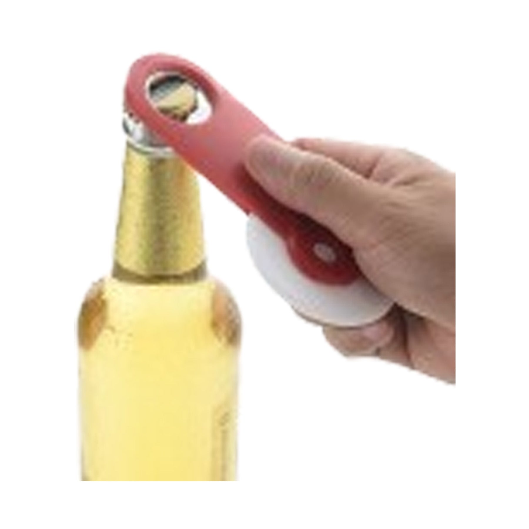 Pizza Cutter with Built-in Bottle Opener