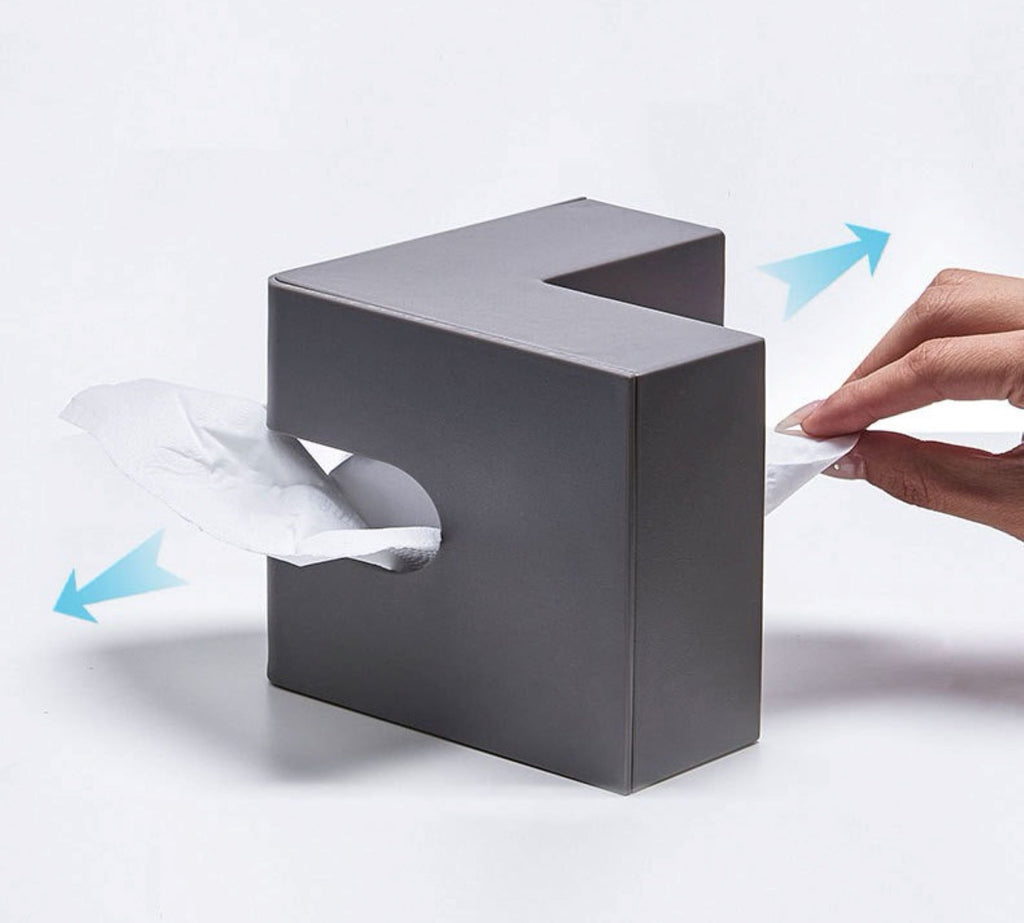 L-shaped Tissue Box