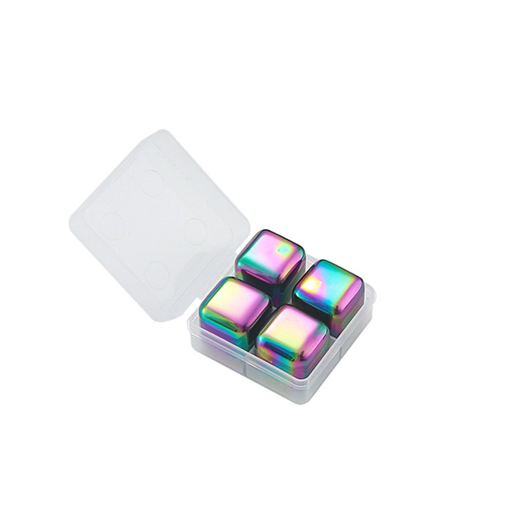 Stainless Steel Reusable Square Ice Cubes
