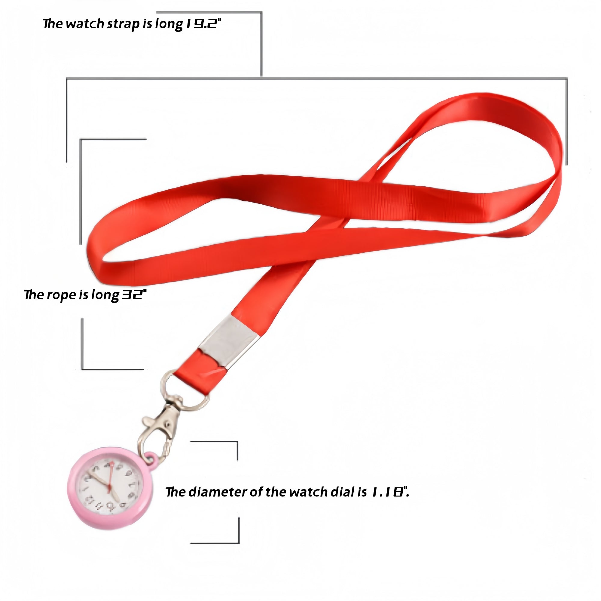 Nurse Watch with Lanyard