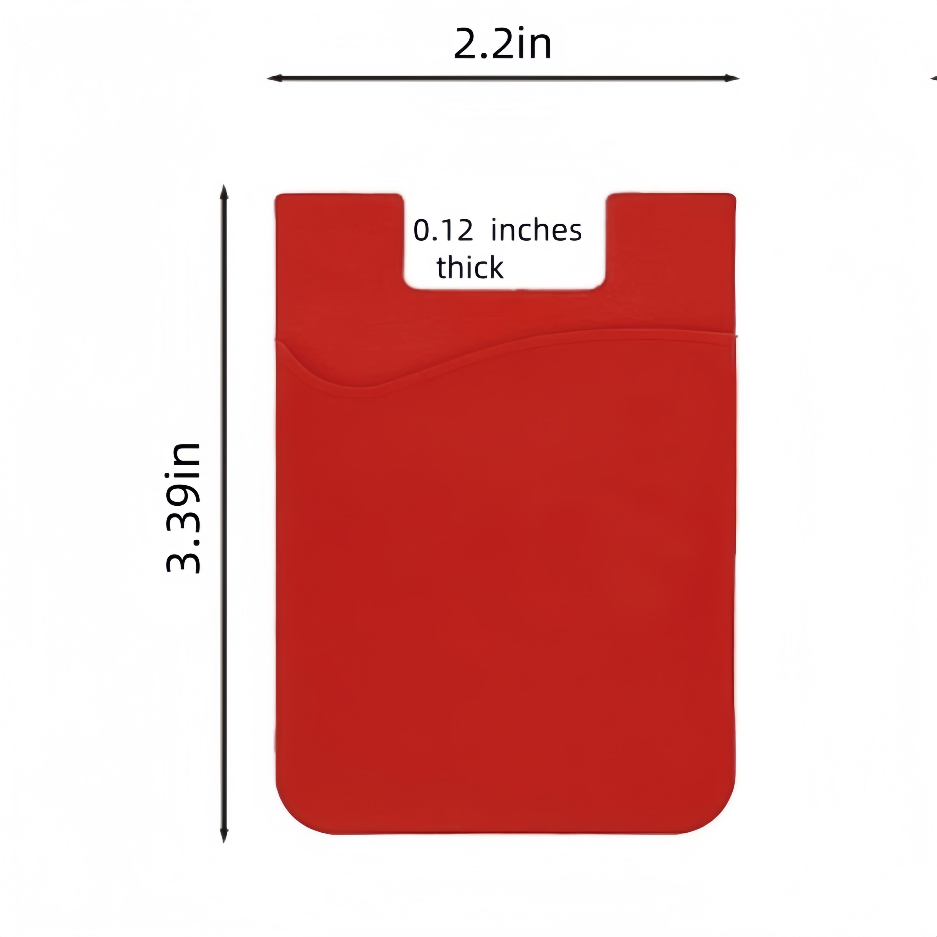 Phone Wallet Silicone Stick on Card