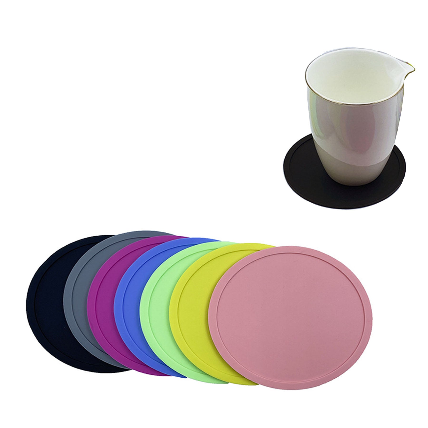 Monochrome Silicone Coaster