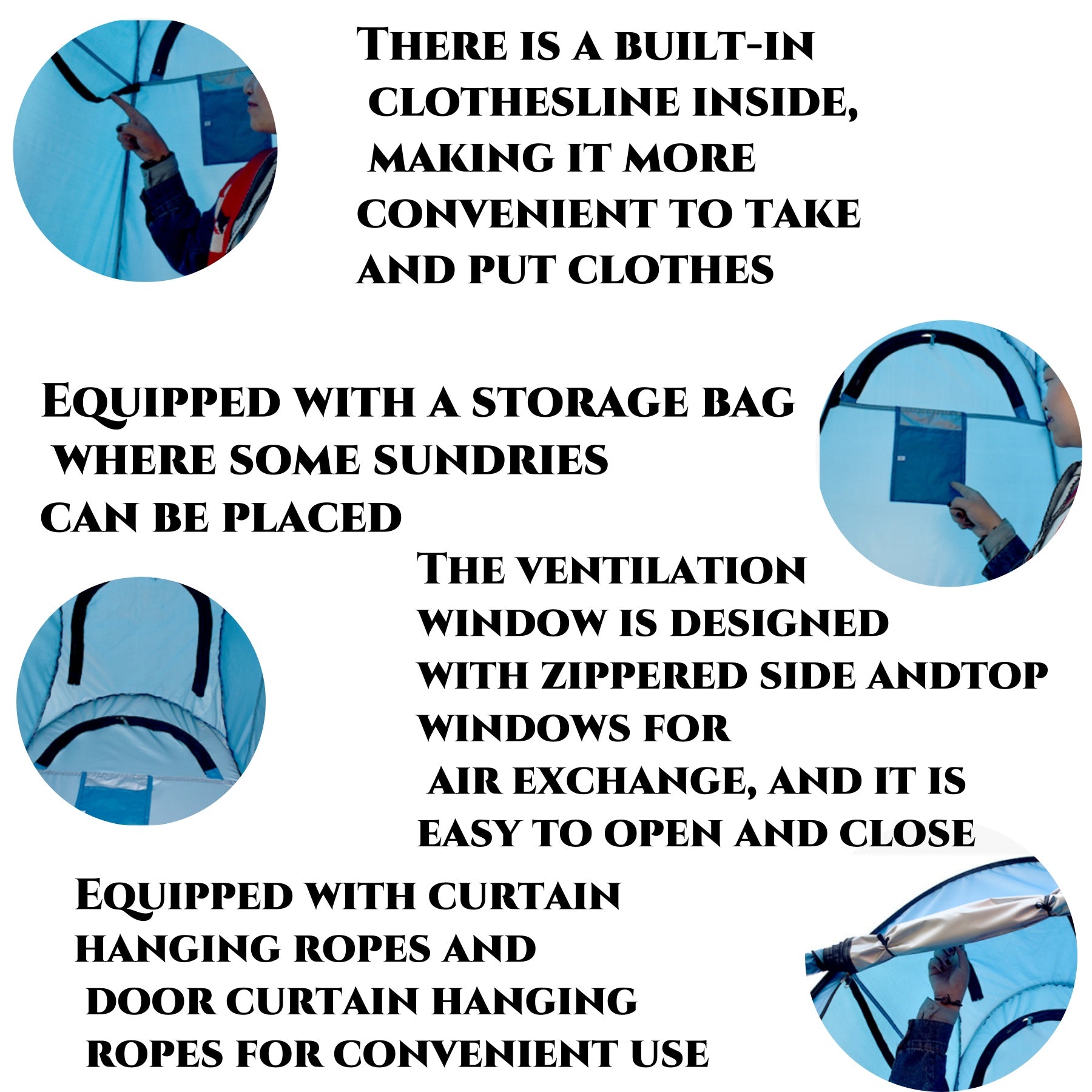 Outdoor Folding Shower Tent