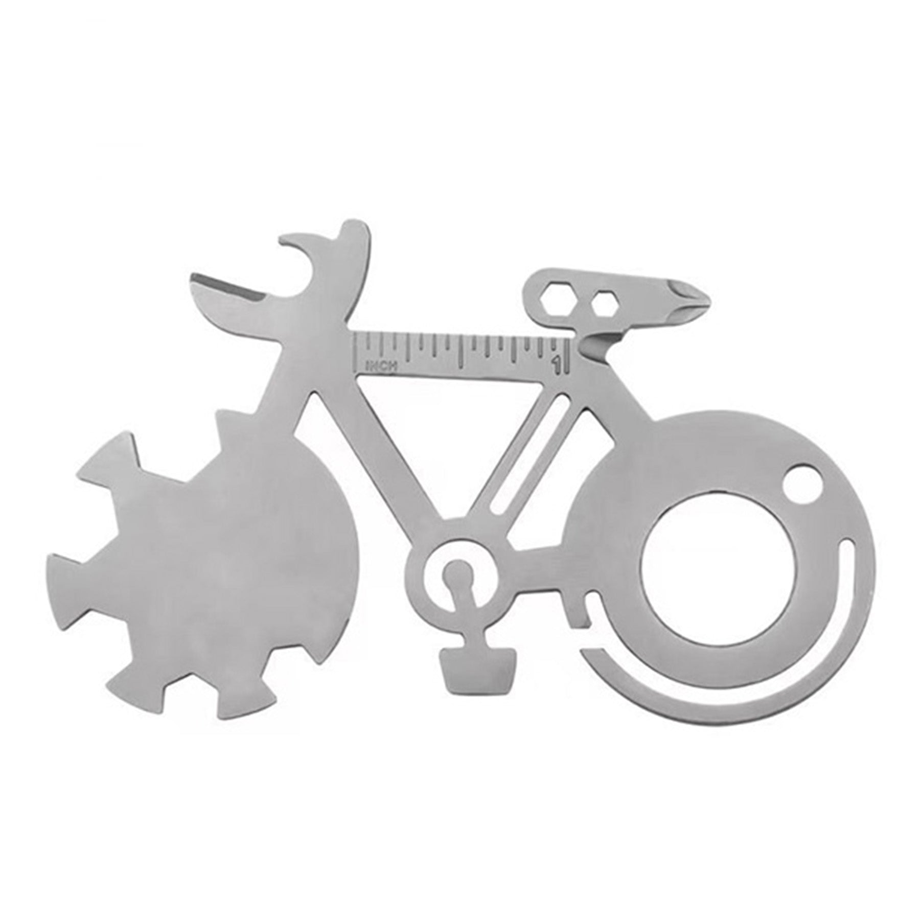 Bicycle Shape Mini Portable Bicycle Tool Card