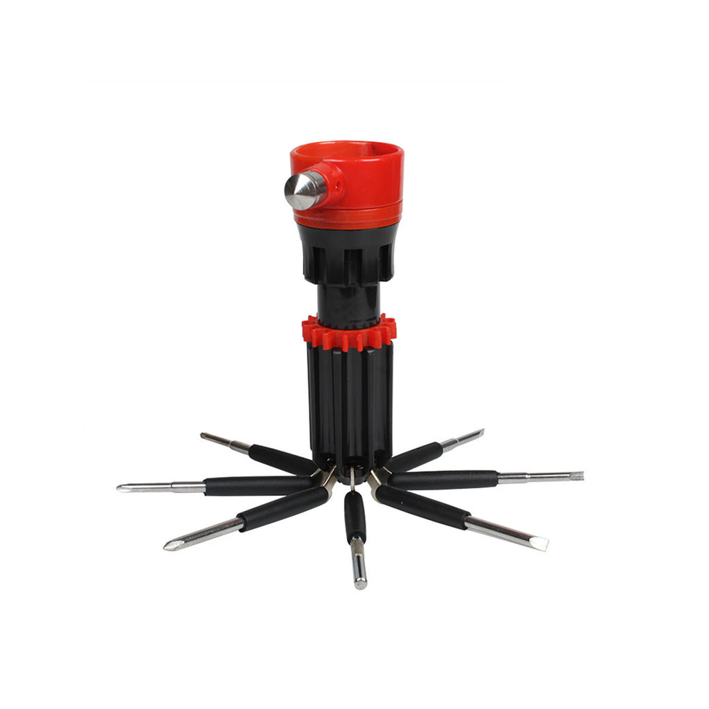 8-in-1 Screwdriver w/Flashlight