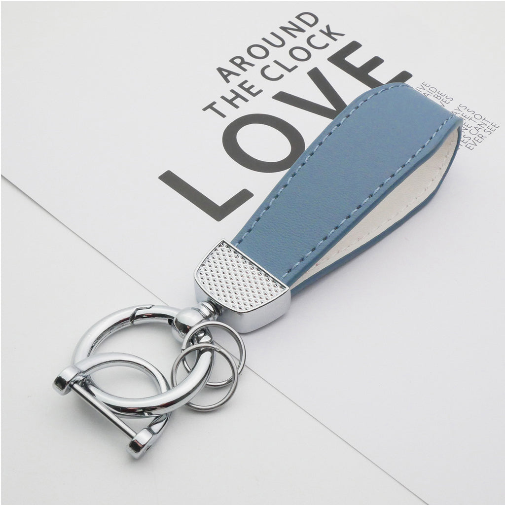 Leather Car Keychain