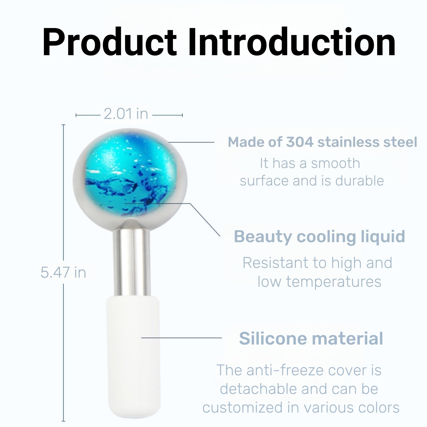 304 Stainless Steel Ice Beauty Ball