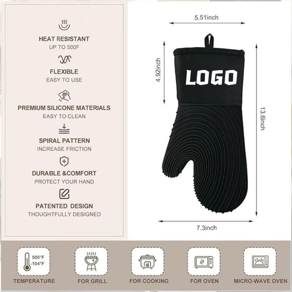 Silicone Heat Insulation Gloves