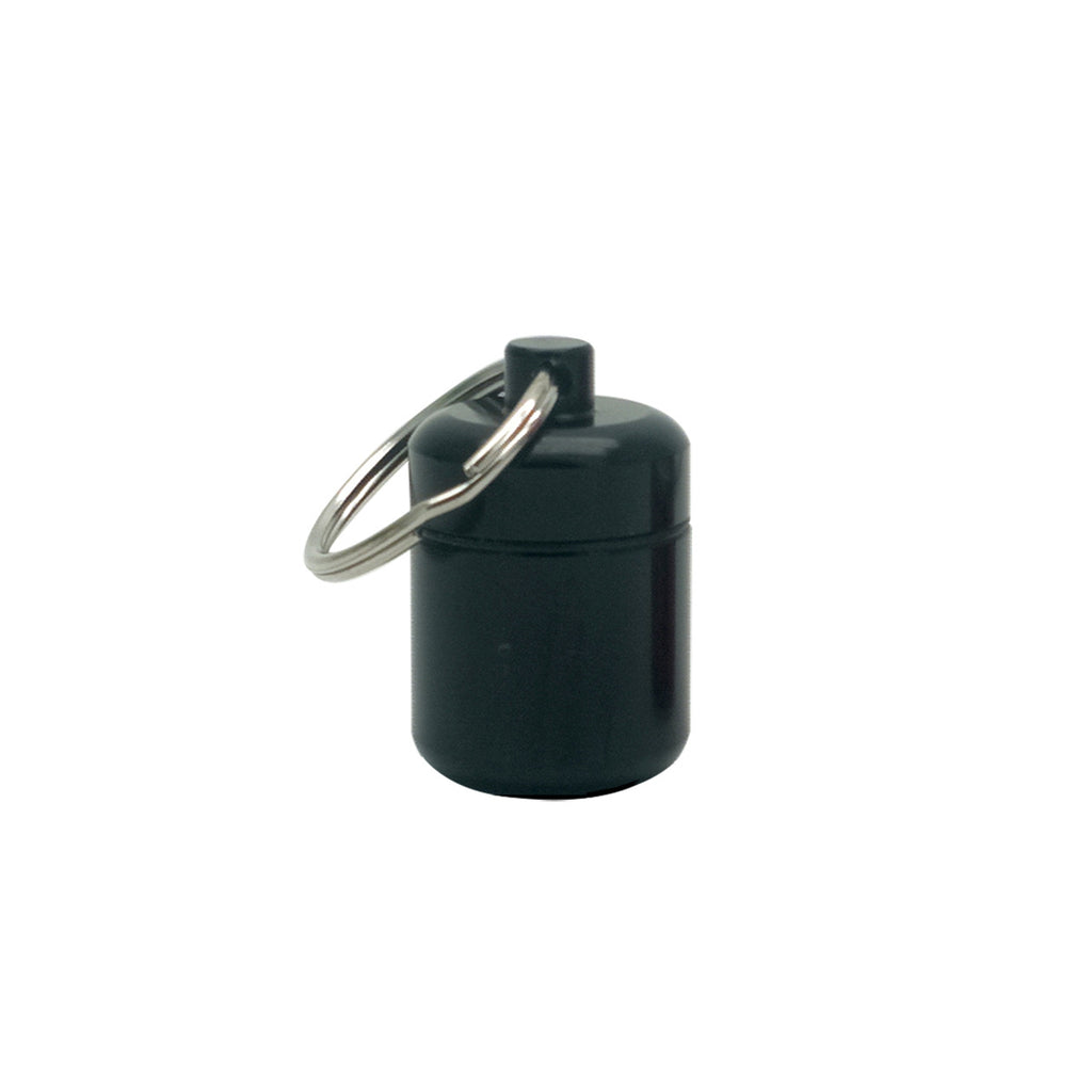 Portable Alloy Keychain Storage Capsule