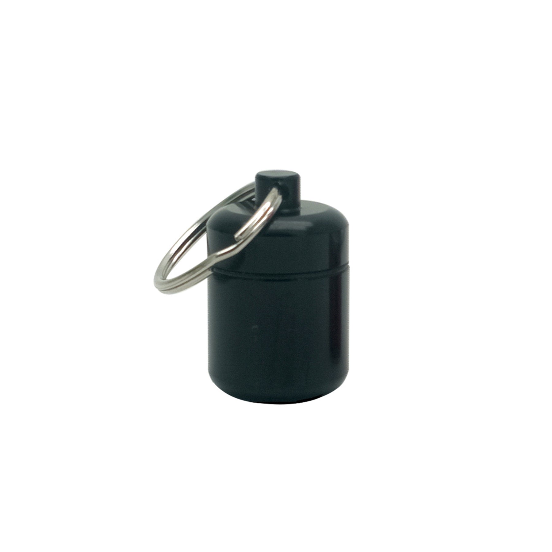 Portable Alloy Keychain Storage Capsule