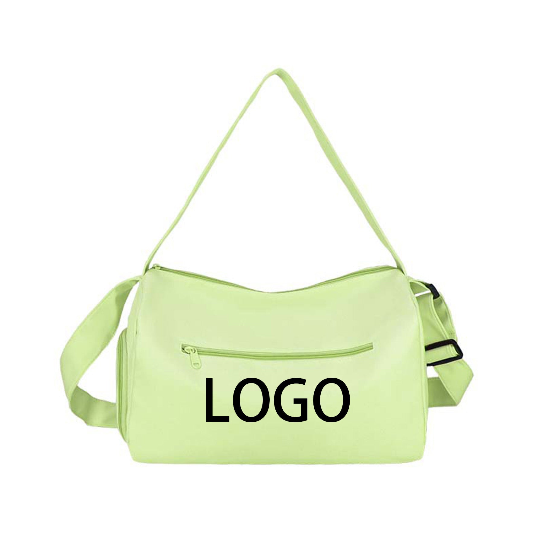 Solid Color Large Nylon Fashion Travel Bag