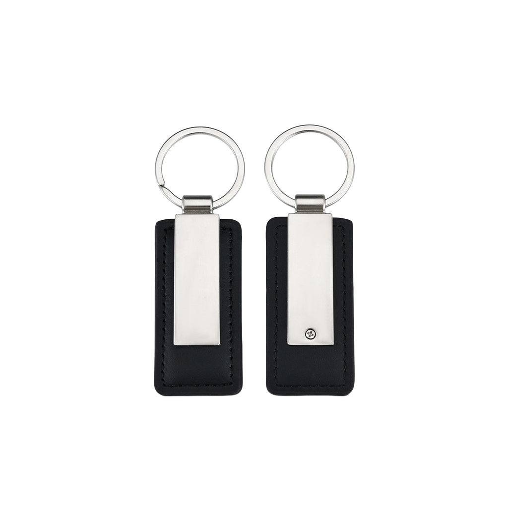 Leather Metal Keychain