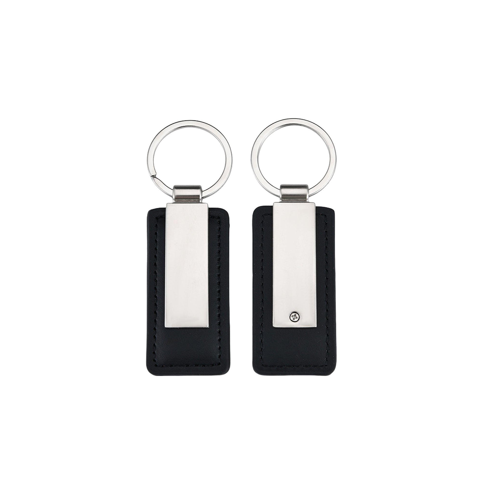 Leather Metal Keychain