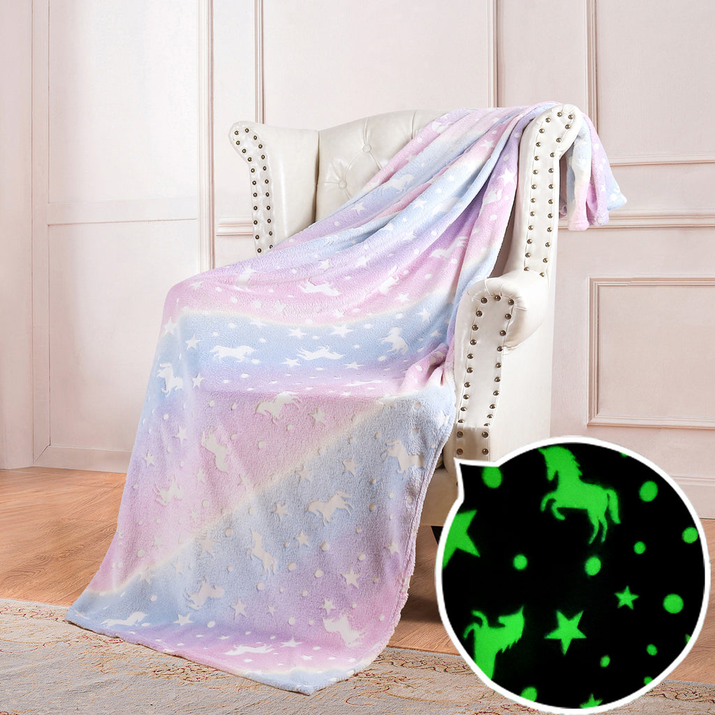Double Flannel Glow-In-The-Dark Blanket