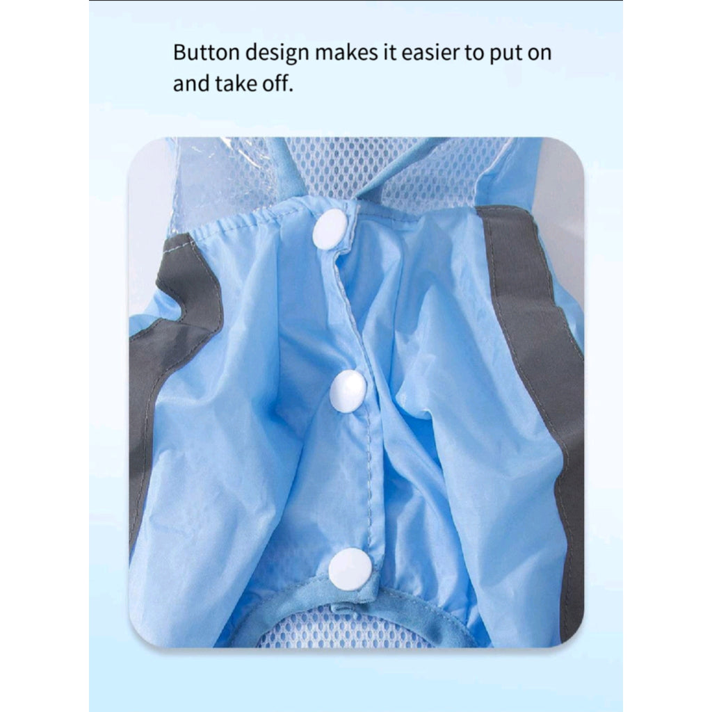 Waterproof Full Body Dog Raincoat With Boots