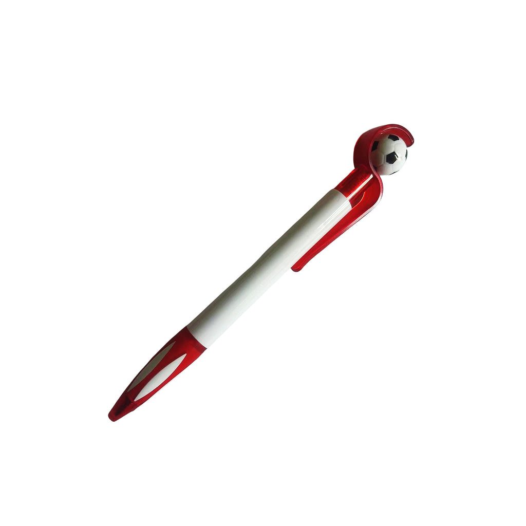 Plastic Spinning Soccer Ball Click Pen