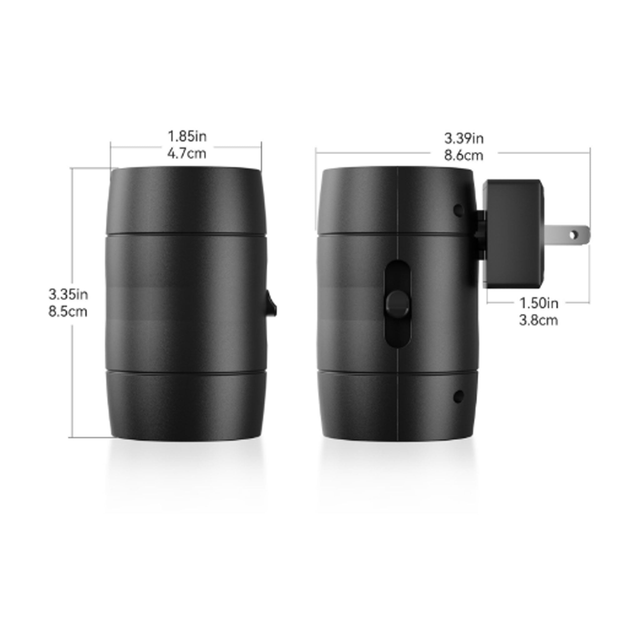 Acrylic Dimmable Rotatable Plug - in Sensor Night Light