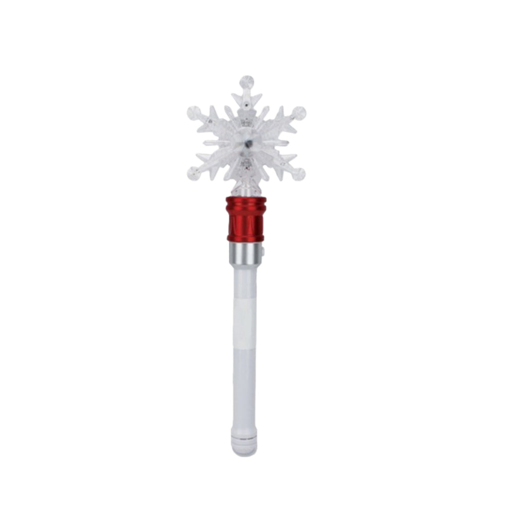 Light Up Rotating Frozen Snowflake Wand