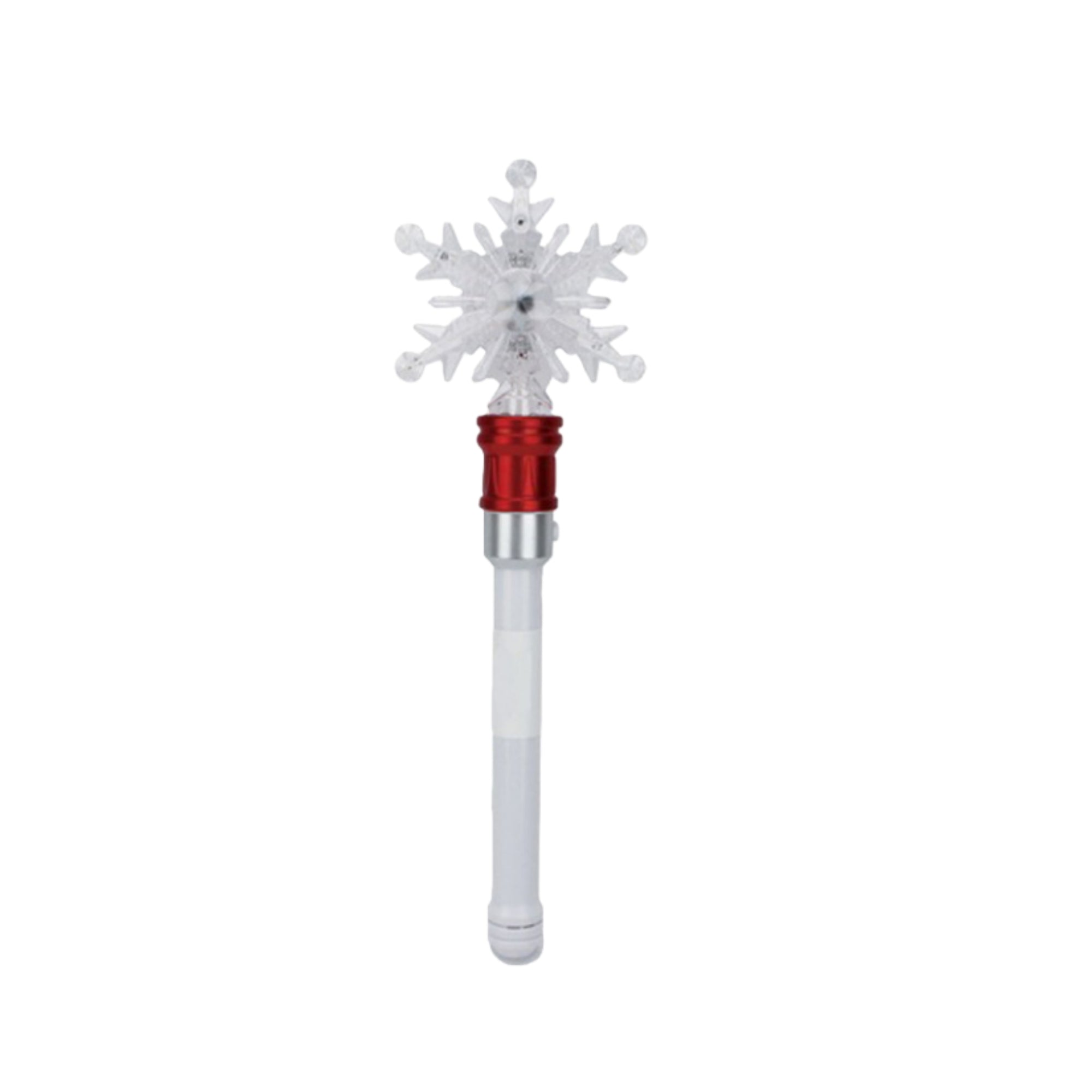 Light Up Rotating Frozen Snowflake Wand