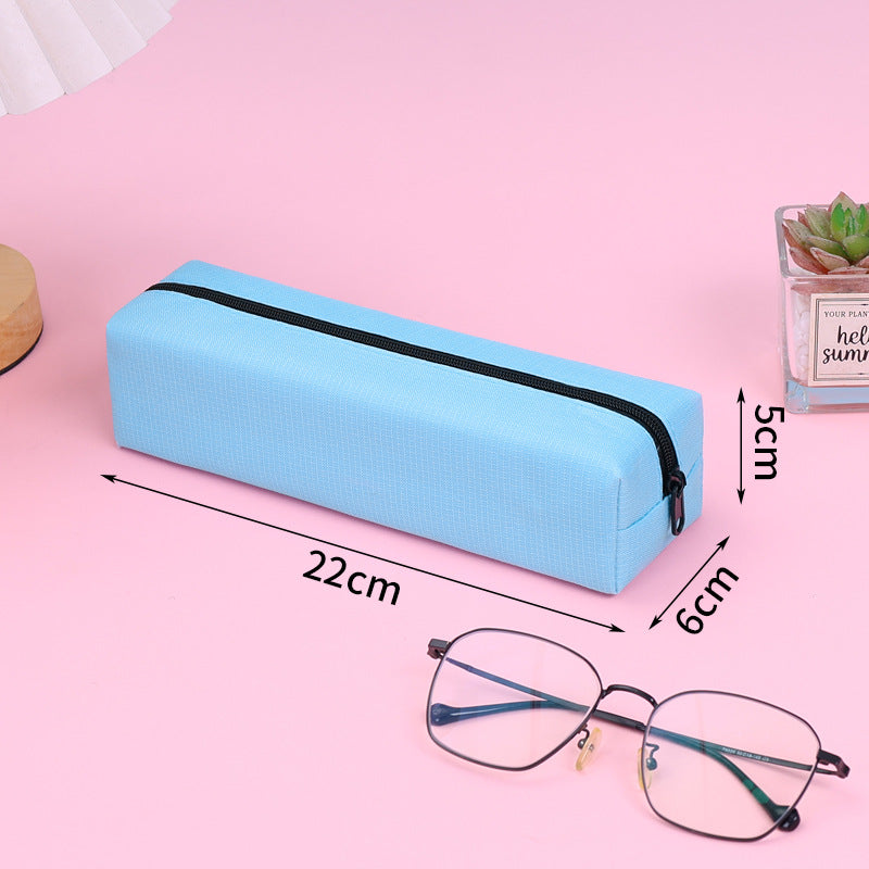 Simple Large Capacity Oxford Cloth Pencil Pouch