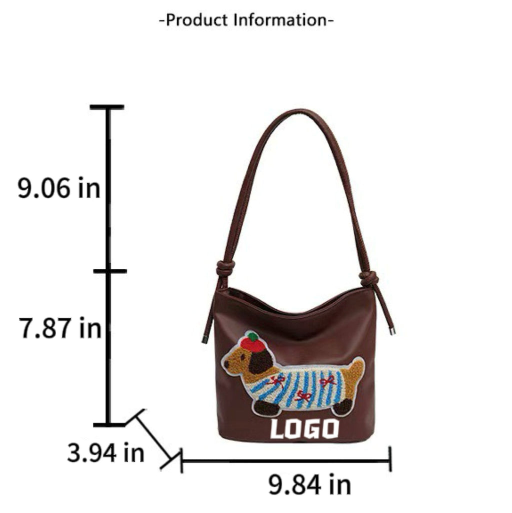 Cute Dachshund Little Square Bag