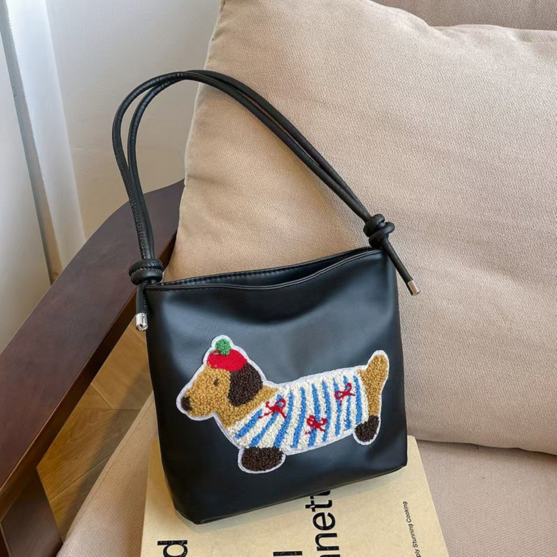 Cute Dachshund Little Square Bag
