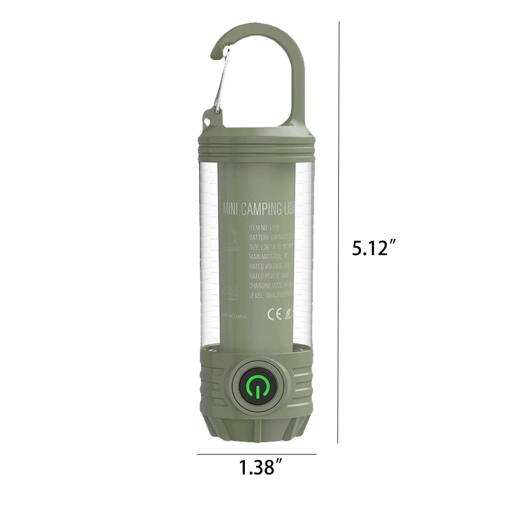 Portable Mini Cylinder Flashlight