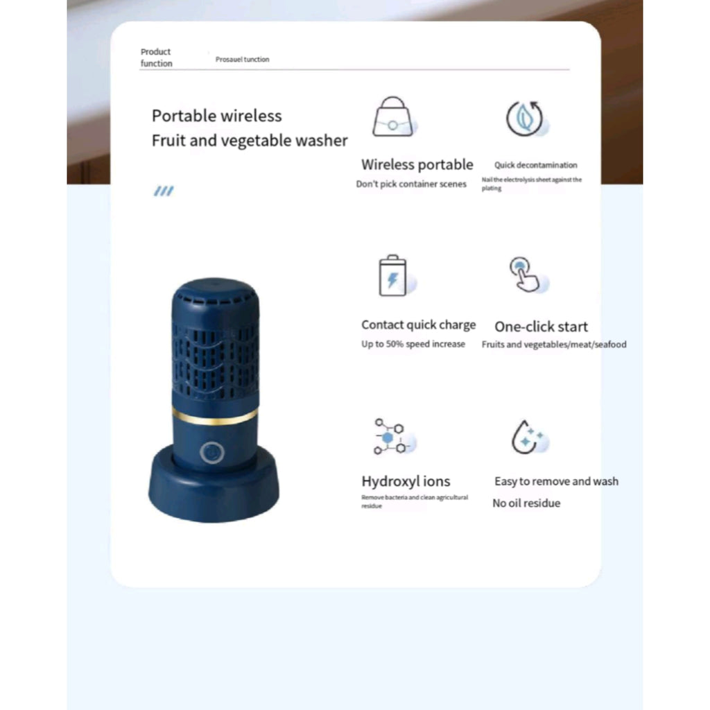 Hydroxyl Water Ion Fruit And Vegetable Purifier