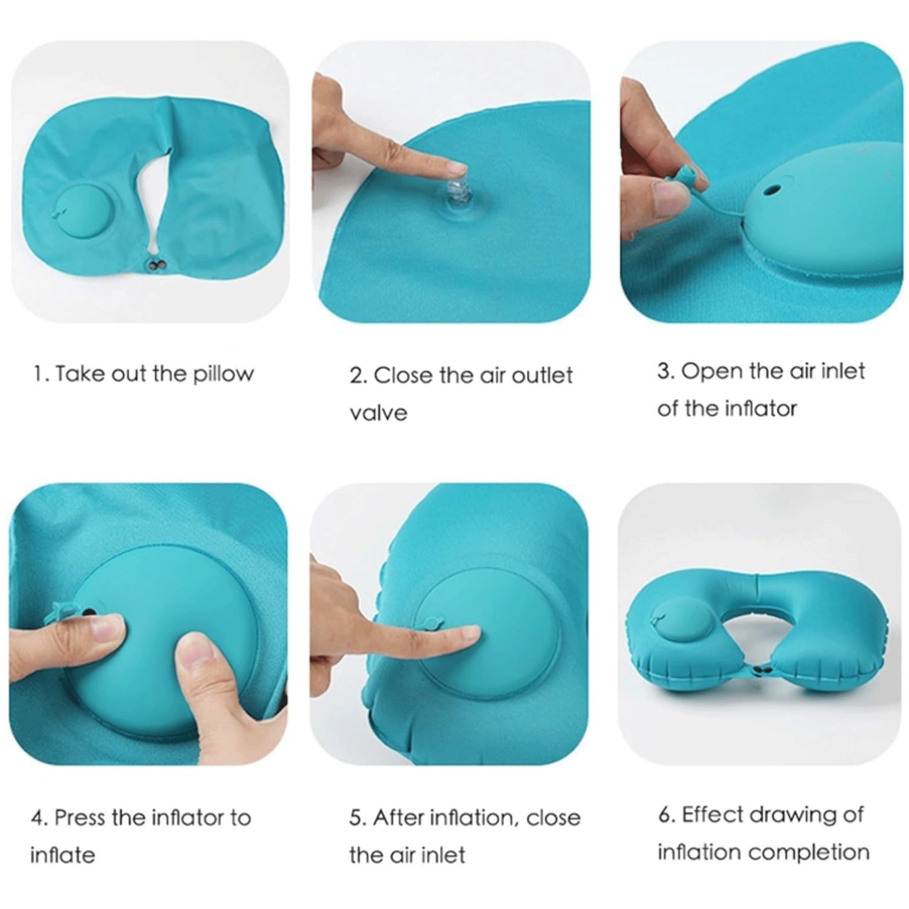 Inflatable Travel Pillow