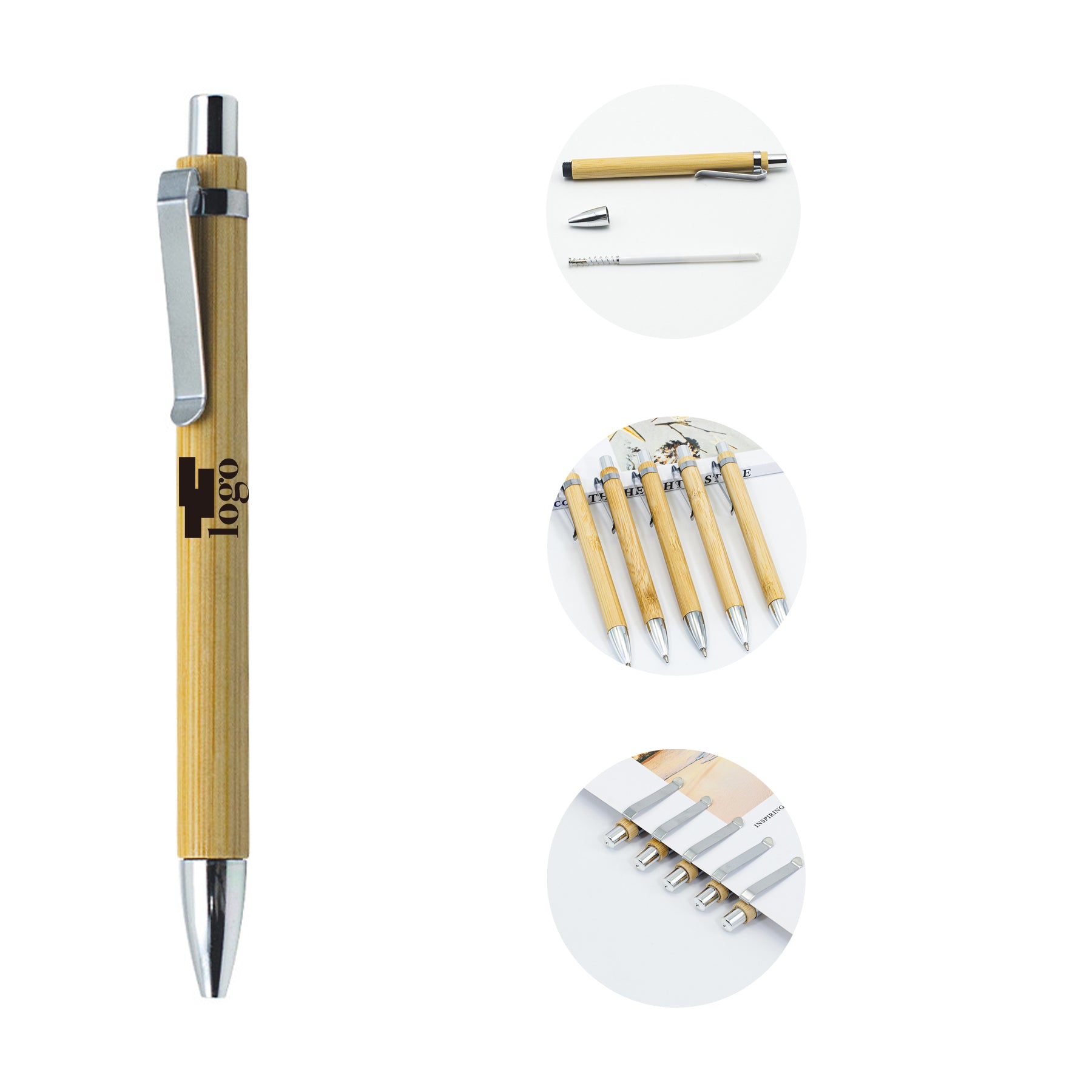 Bamboo Wood Ballpoint Pen