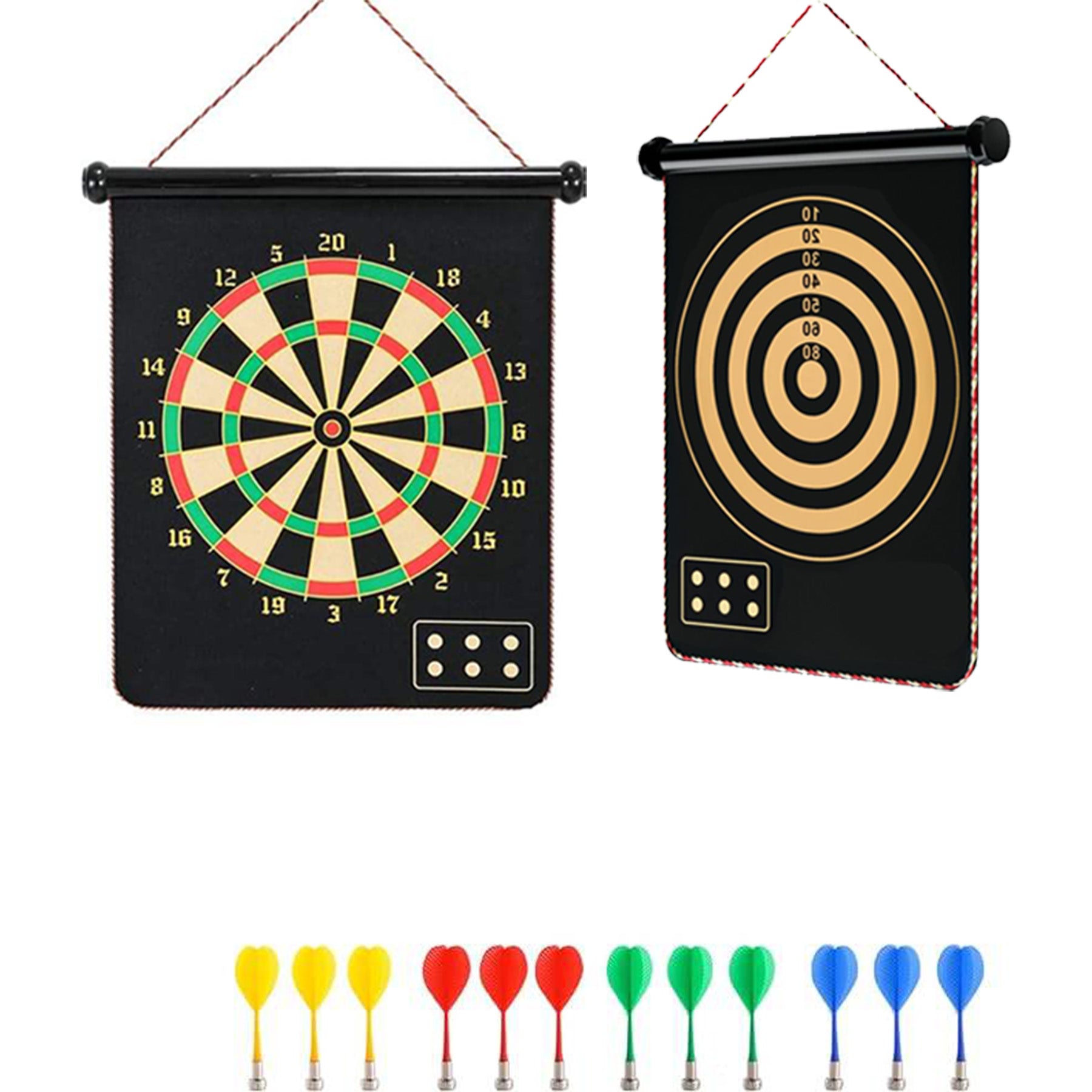 Metal Double Sided Dart Board