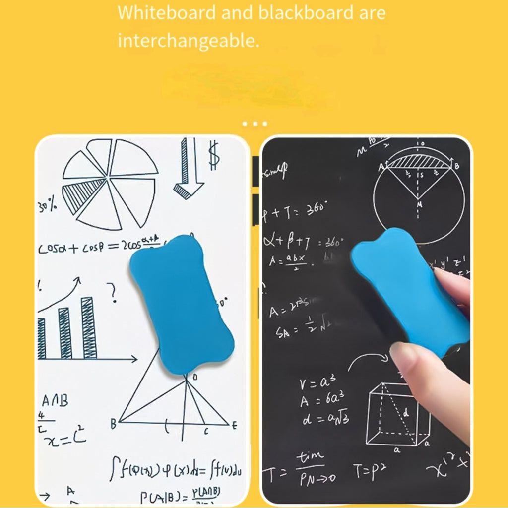 Kids Whiteboard Eraser Felt Bone Colorful Dustless NonToxic