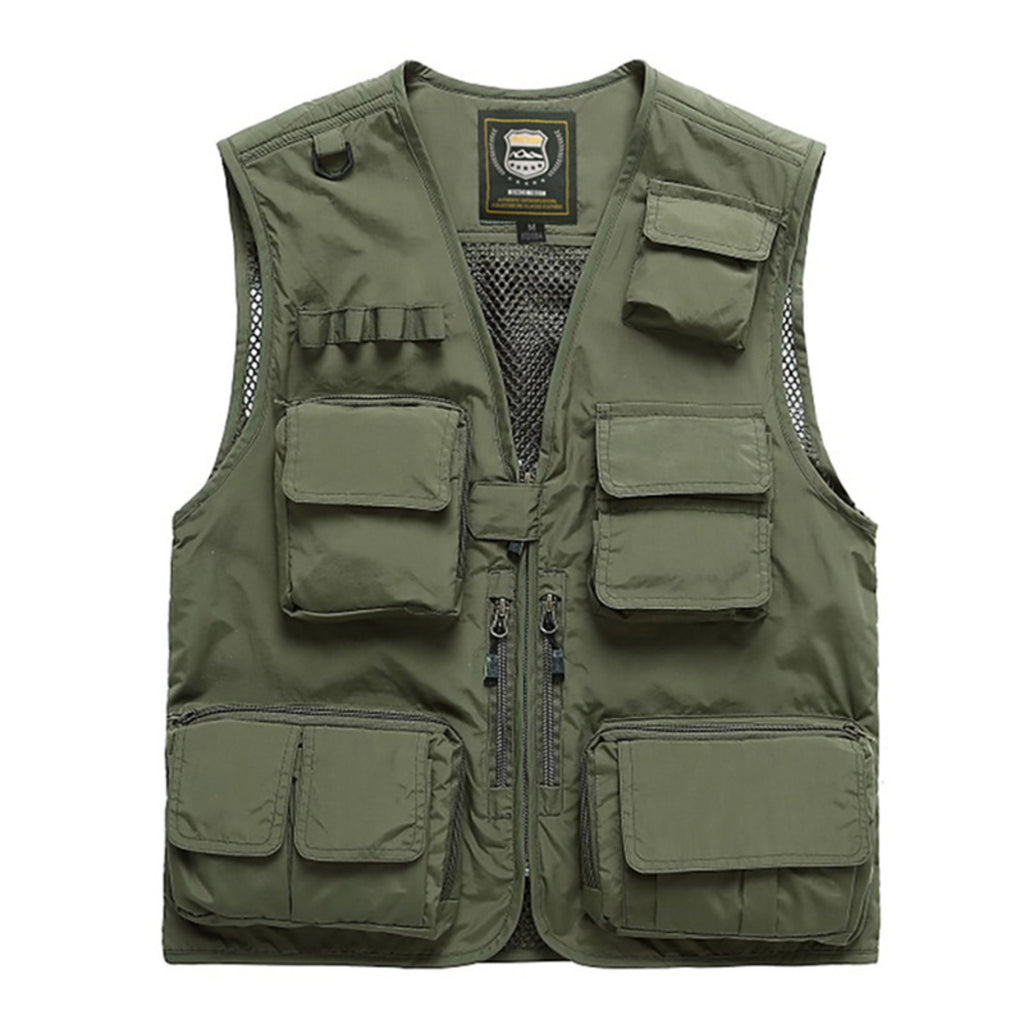 Unisex Mesh Breathable Outdoor Work Fishing Photography Vest