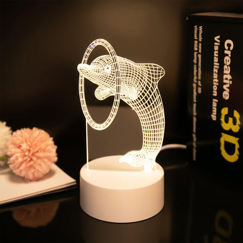 3D Night Light Table Lamp