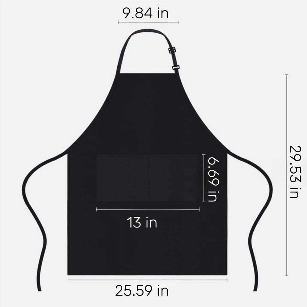 Waterproof Solid Color Sleeveless Apron