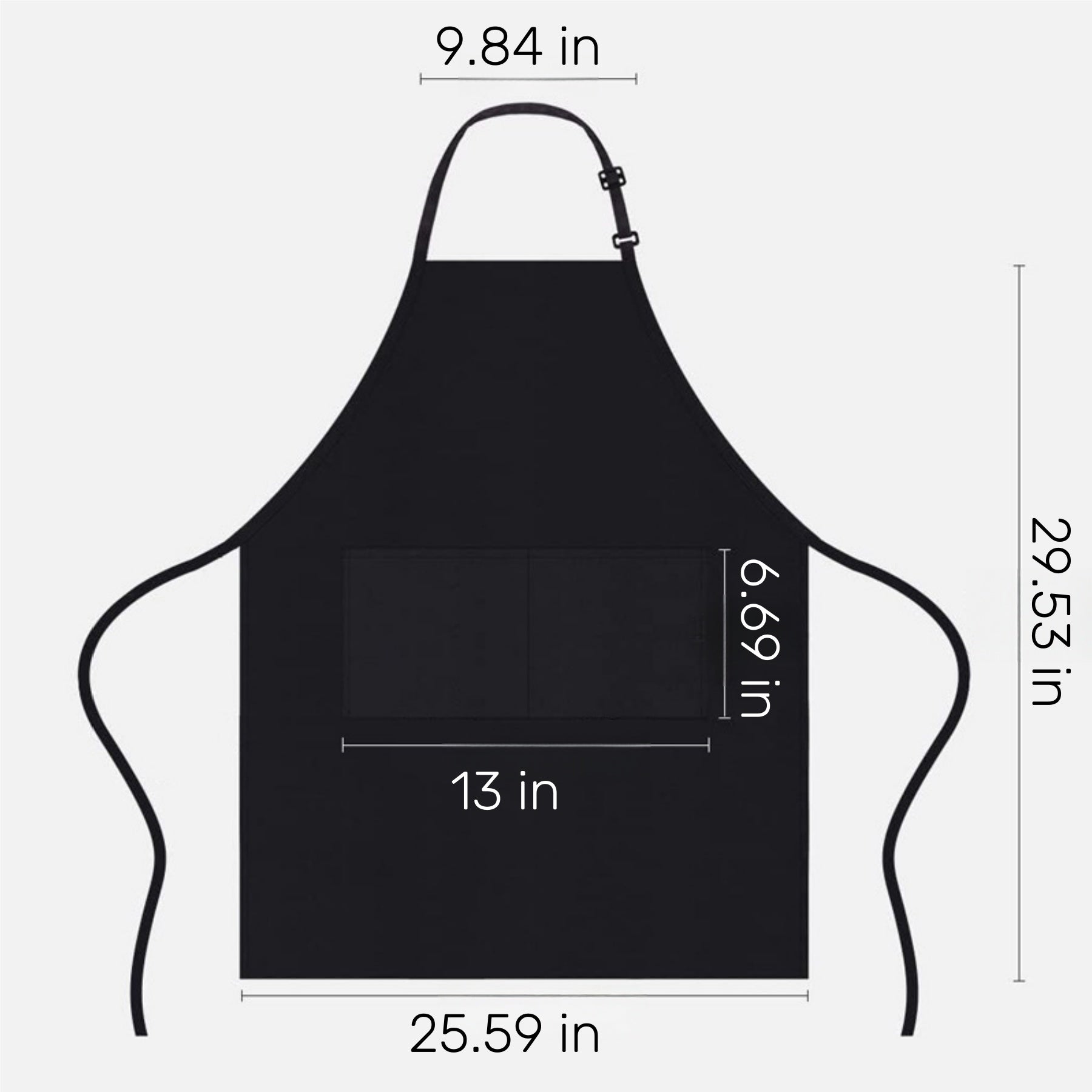 Waterproof Solid Color Sleeveless Apron